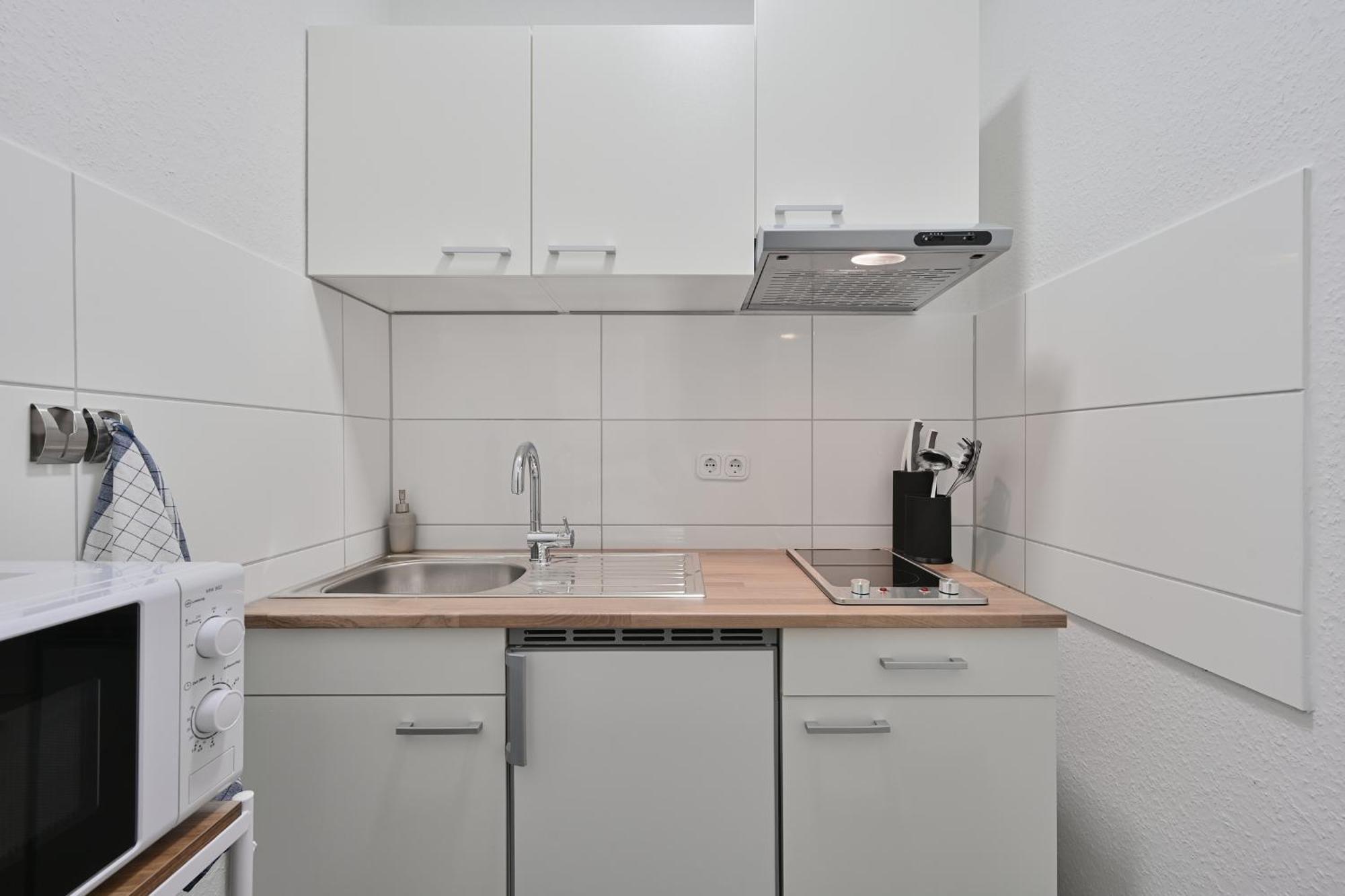 Apartment Goodliving Mit Balkon & Netflix Essen